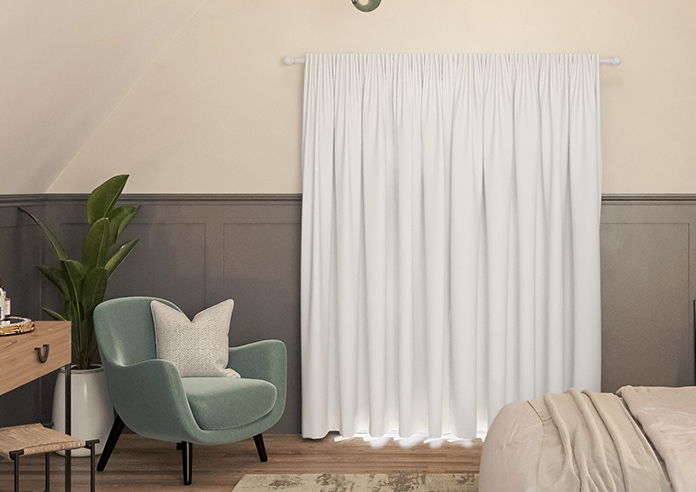 Ascot, Snow White - Made to Measure Curtains - Image 7